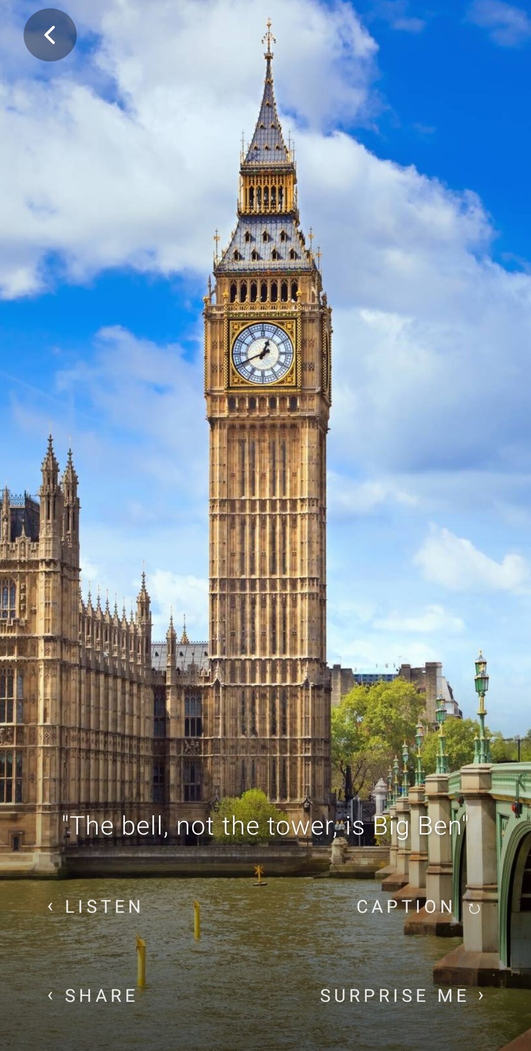 Check it now scan of Big Ben, London