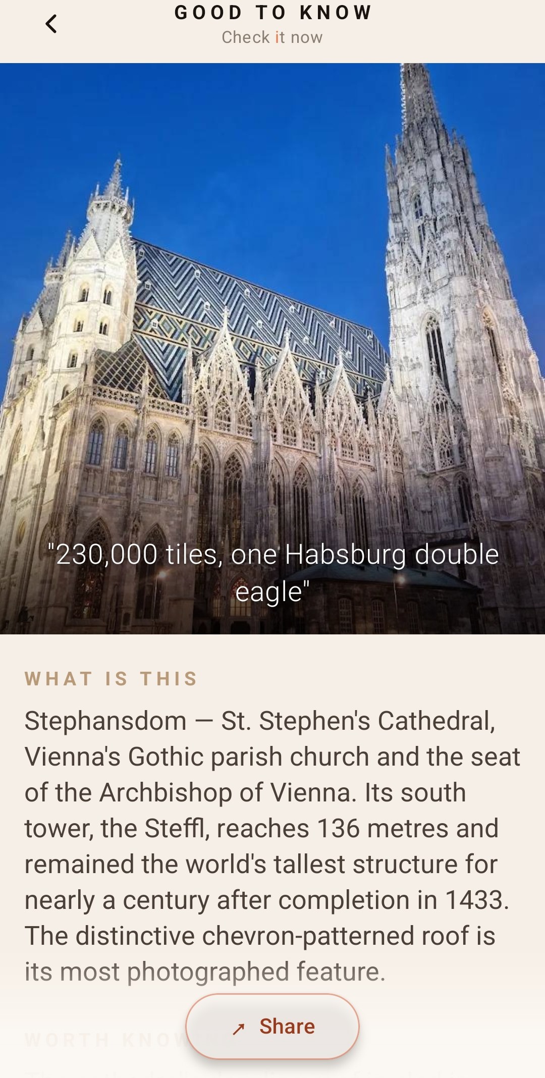 Check it now scan of St. Stephen's Cathedral, Vienna