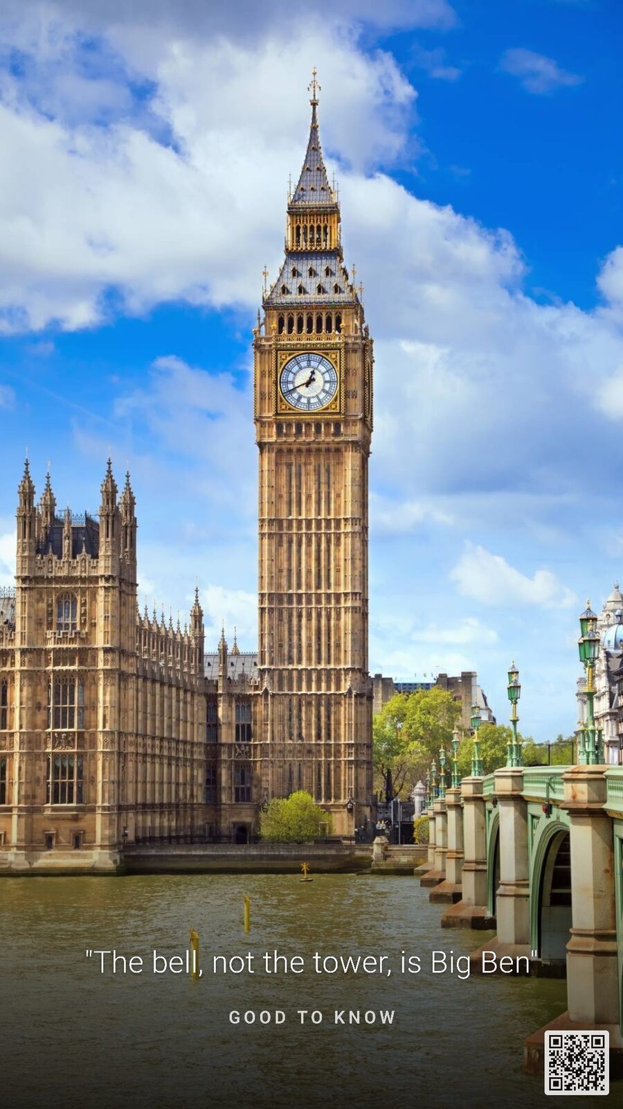 "Good to know" share card of Big Ben — The bell, not the tower, is Big Ben